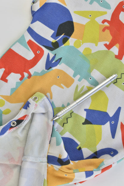 Next (UK) Size 2 (92 cm) Colorful Dinosaur Romper