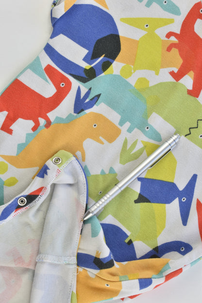 Next (UK) Size 2 (92 cm) Colorful Dinosaur Romper