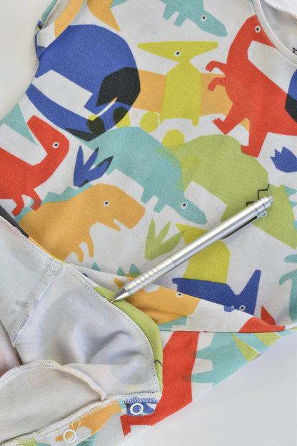 Next (UK) Size 2 (92 cm) Colorful Dinosaur Romper