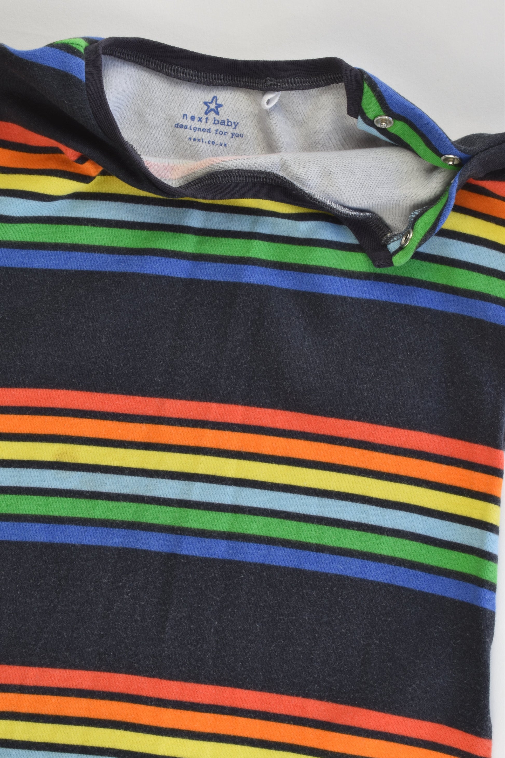 Next (UK) Size 2 (92 cm) Striped Romper