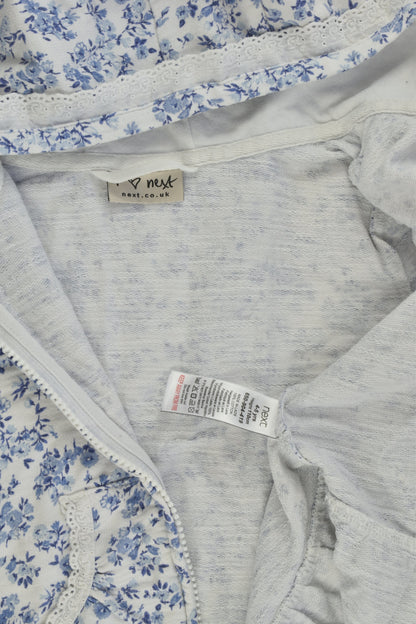 Next (UK) Size 4-5 (110 cm) Floral Hooded Jumper with Lace Details