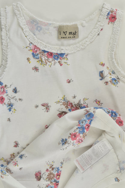 Next (UK) Size 4-5 (110 cm) Floral Tank Top