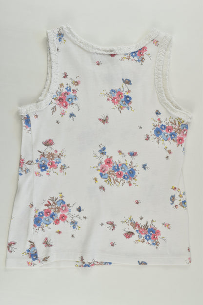 Next (UK) Size 4-5 (110 cm) Floral Tank Top