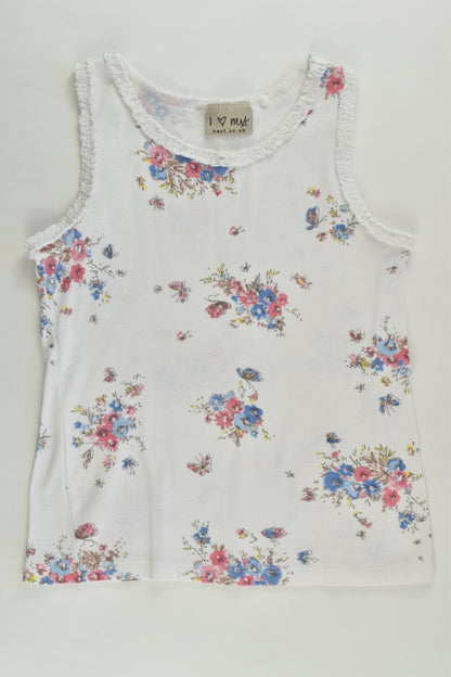 Next (UK) Size 4-5 (110 cm) Floral Tank Top