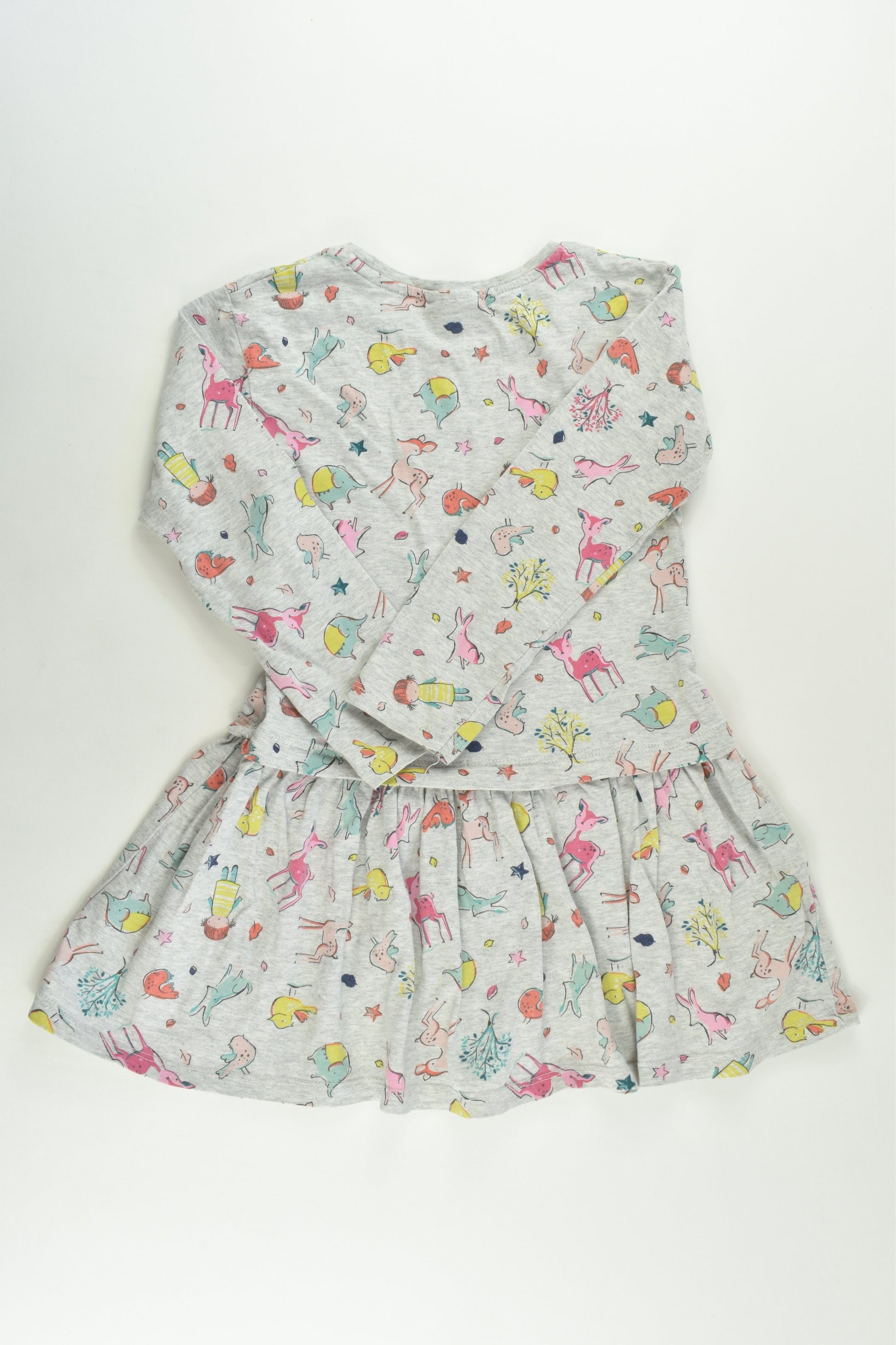 Next (UK) Size 4-5 (110 cm) Grey Animals Dress