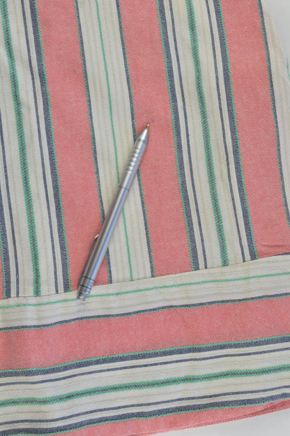 Next (UK) Size 4-5 (110 cm) Lined Striped Linen-feel Dress