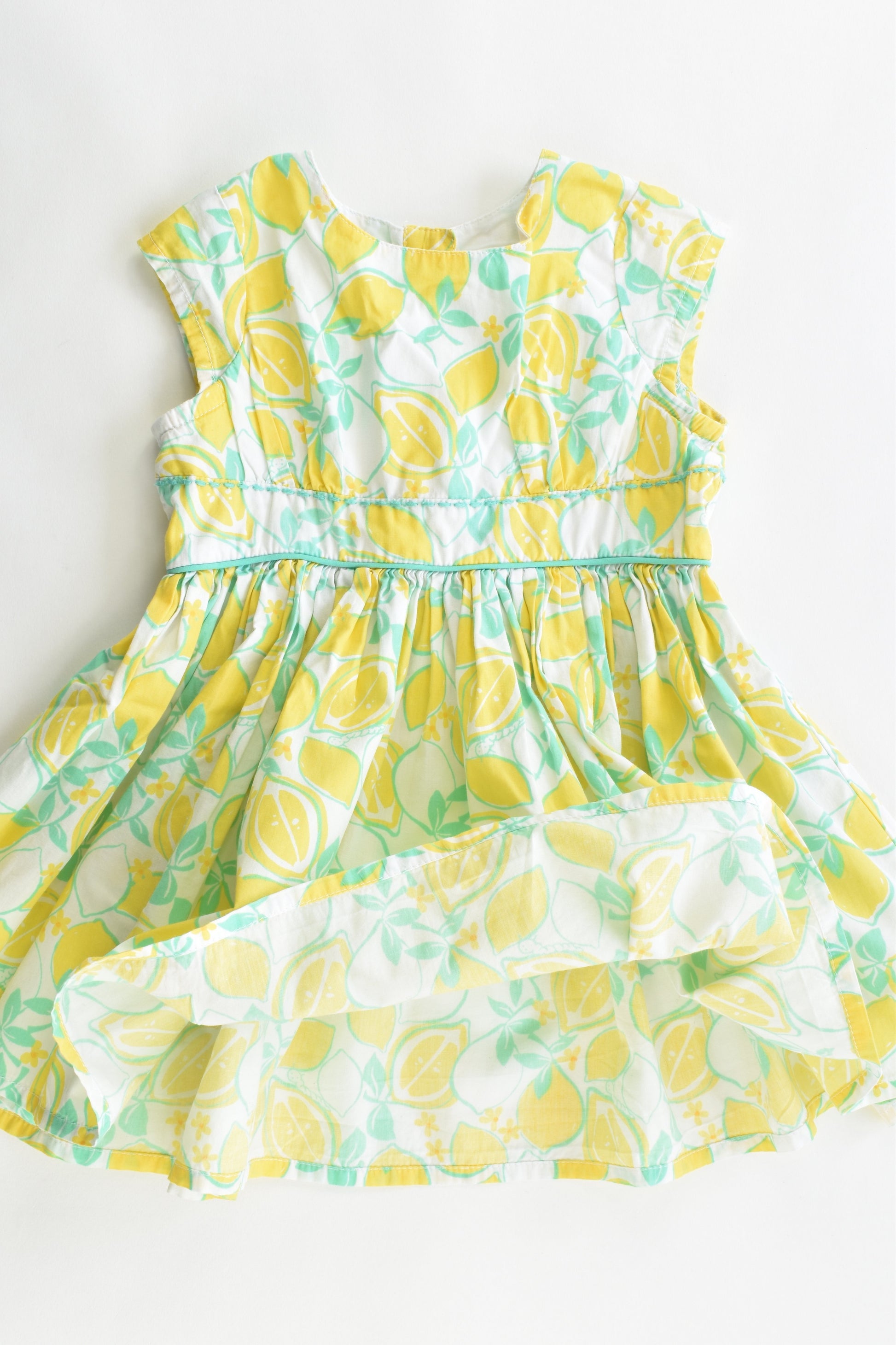 Next UK Size 6-9 months Lemon Dress