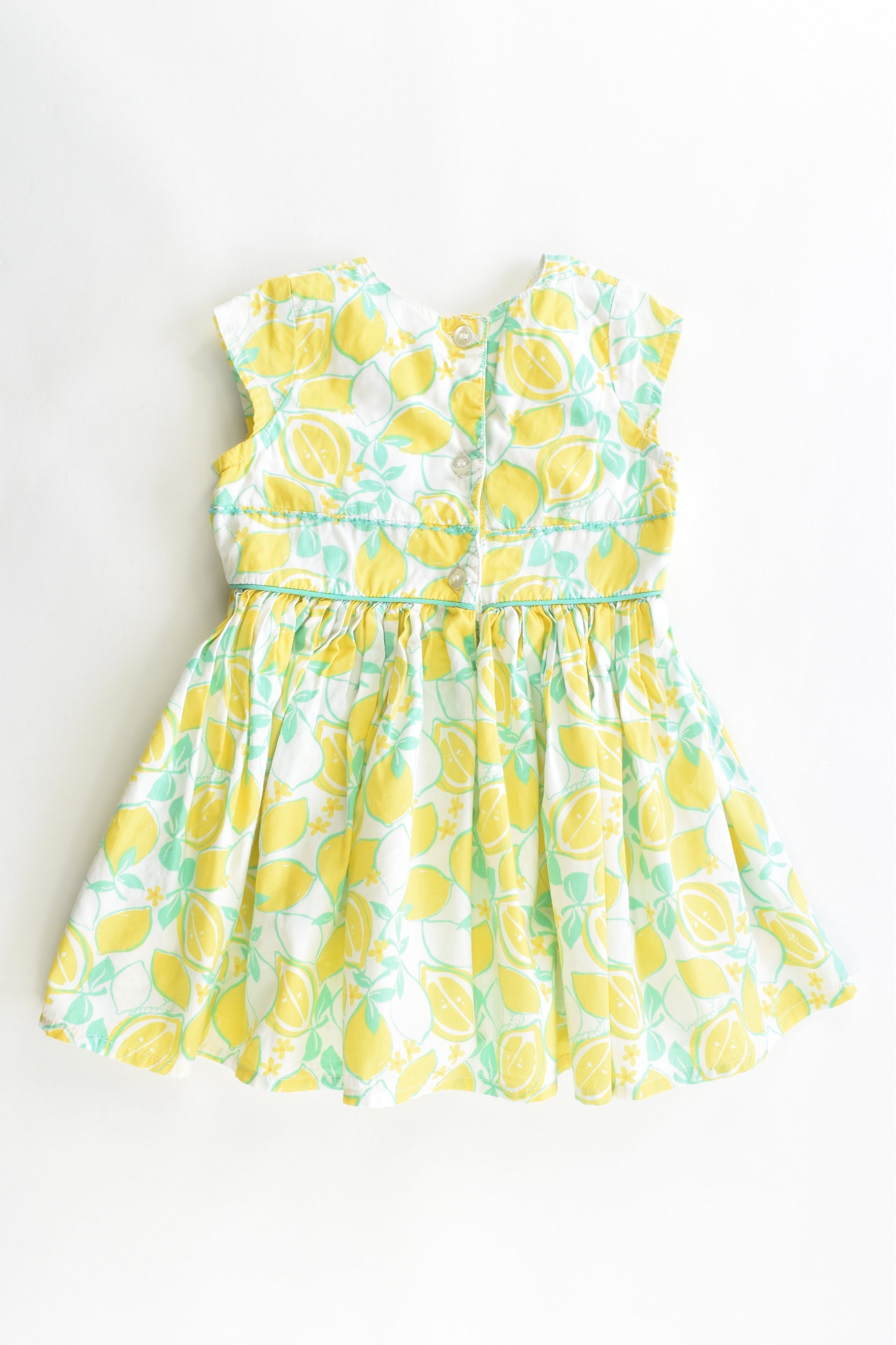 Next UK Size 6-9 months Lemon Dress