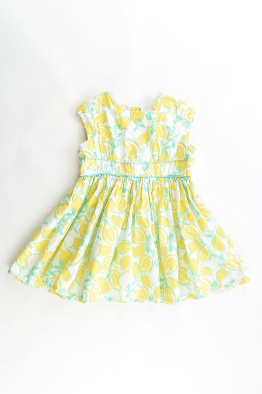 Next UK Size 6-9 months Lemon Dress