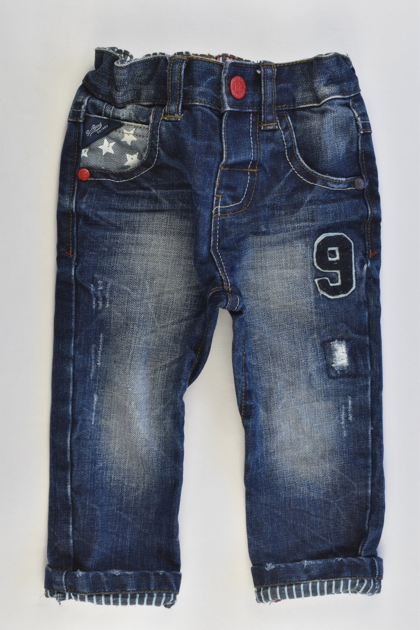 Next UK Size 9-12 months (80 cm) Denim Pants