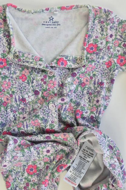 Next (UK) Size Up to 1 month Floral Footed Romper