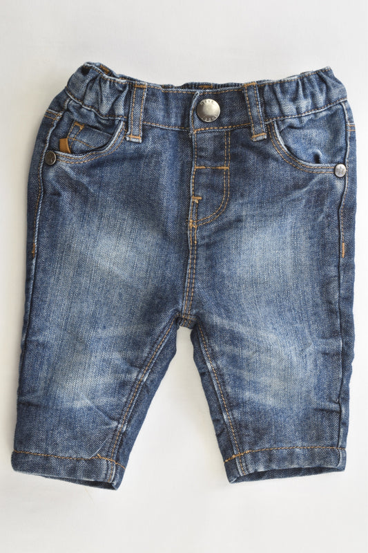 Next (UK) Size Up to 1 month Lined Denim Pants