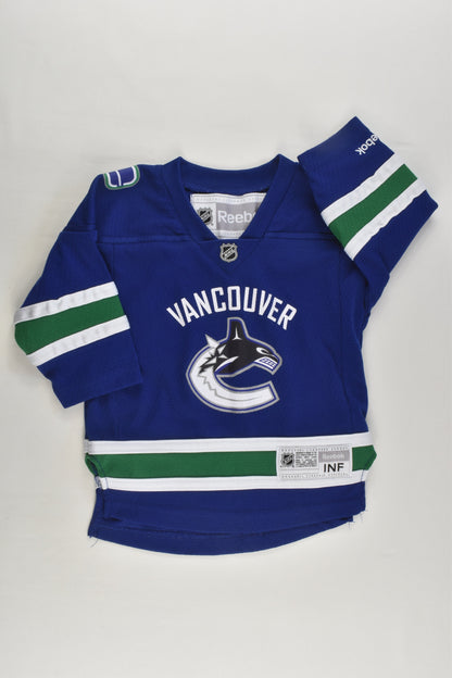 NHL Reebok Size 1-2 (12-24 months) Vancouver Canucks Jersey