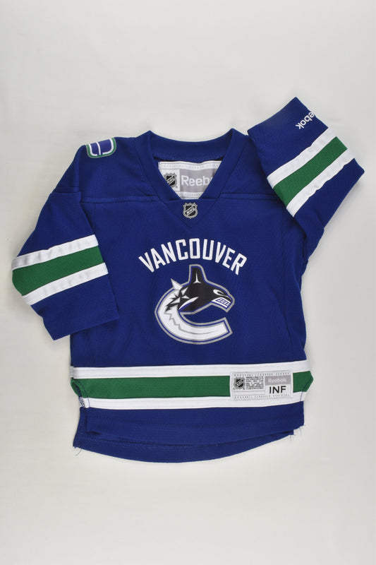 NHL Reebok Size 1-2 (12-24 months) Vancouver Canucks Jersey