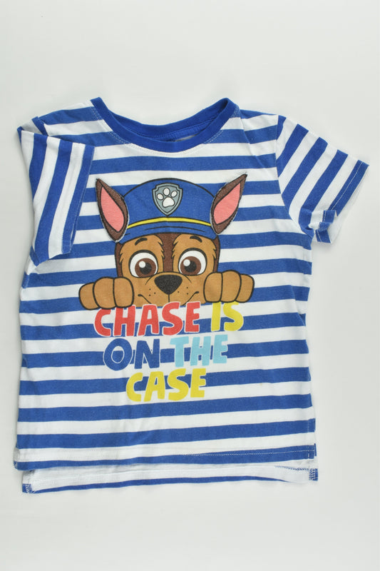 Nickelodeon Size 2 Paw Patrol 'Chase Is On The Case' T-shirt