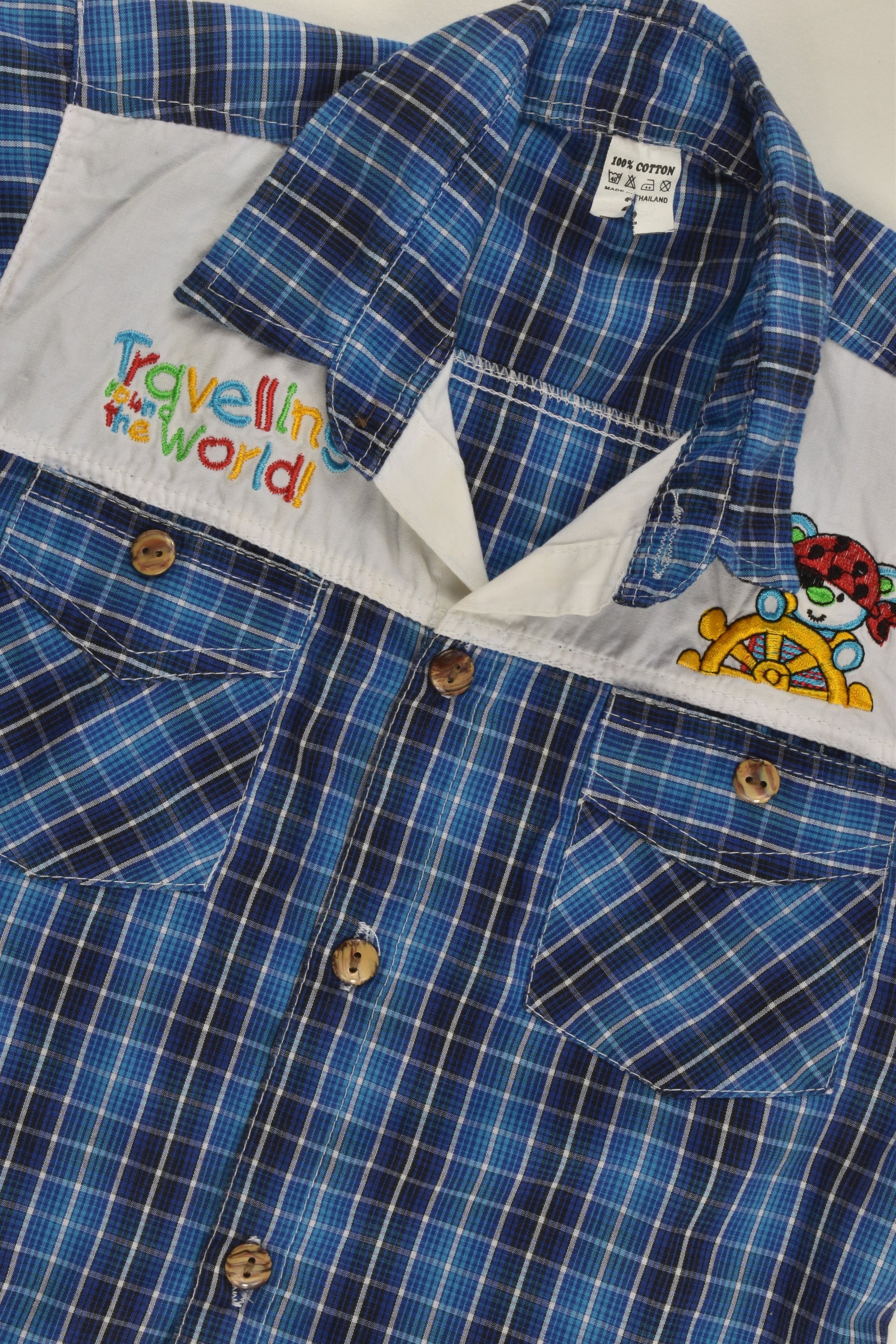 No Brand Size 2 Pirate Teddy Shirt
