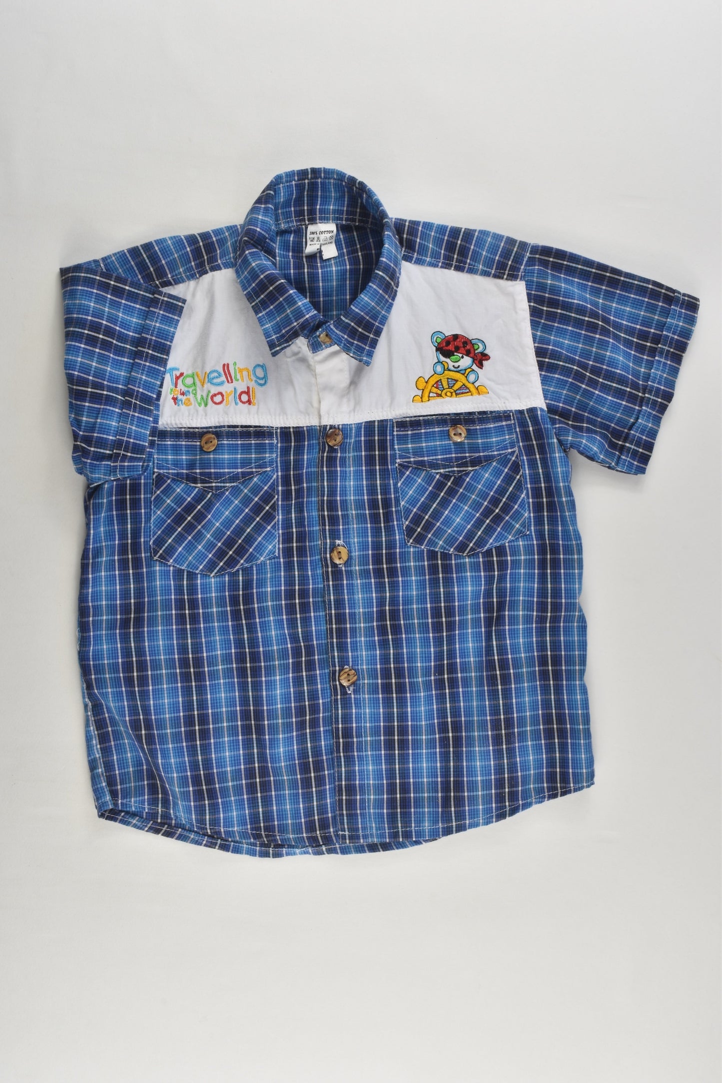 No Brand Size 2 Pirate Teddy Shirt