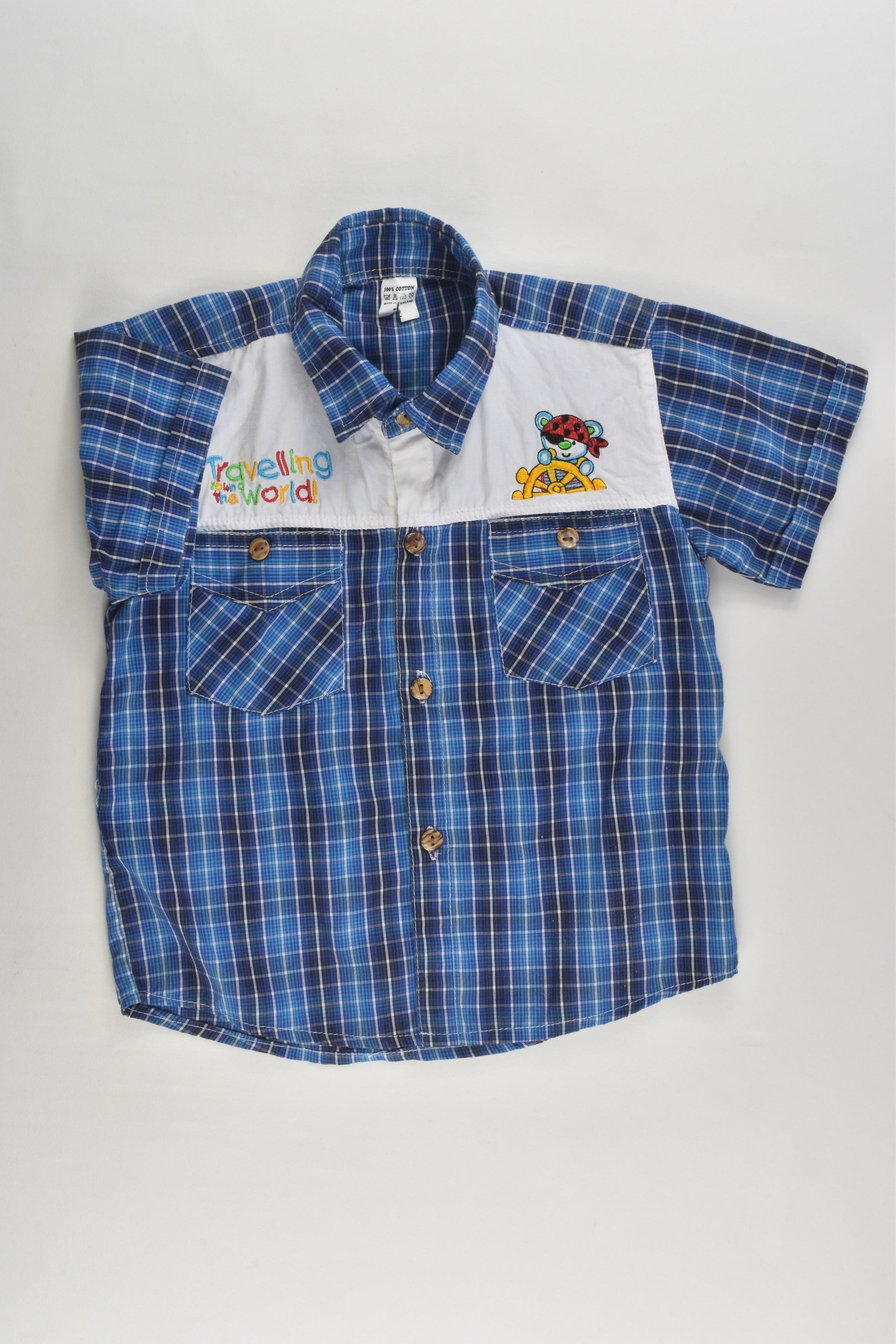 No Brand Size 2 Pirate Teddy Shirt
