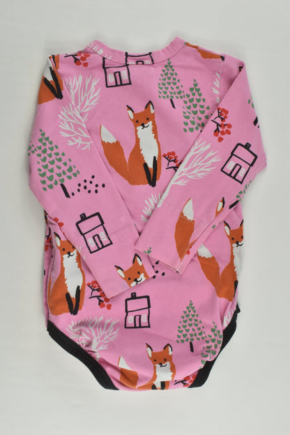 Nosh Size 0-1 (74/80 cm) Fox Wrap Bodysuit