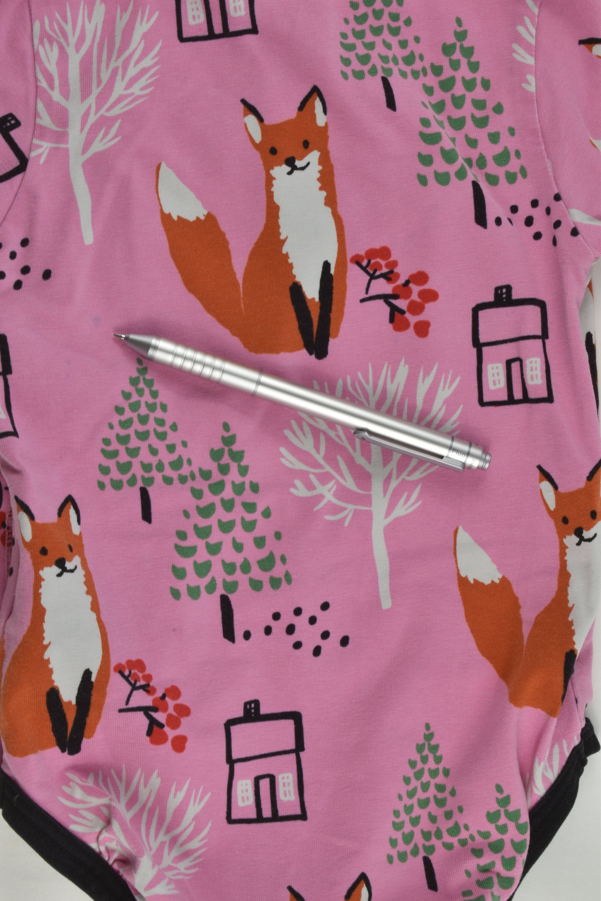 Nosh Size 0-1 (74/80 cm) Fox Wrap Bodysuit