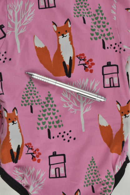 Nosh Size 0-1 (74/80 cm) Fox Wrap Bodysuit