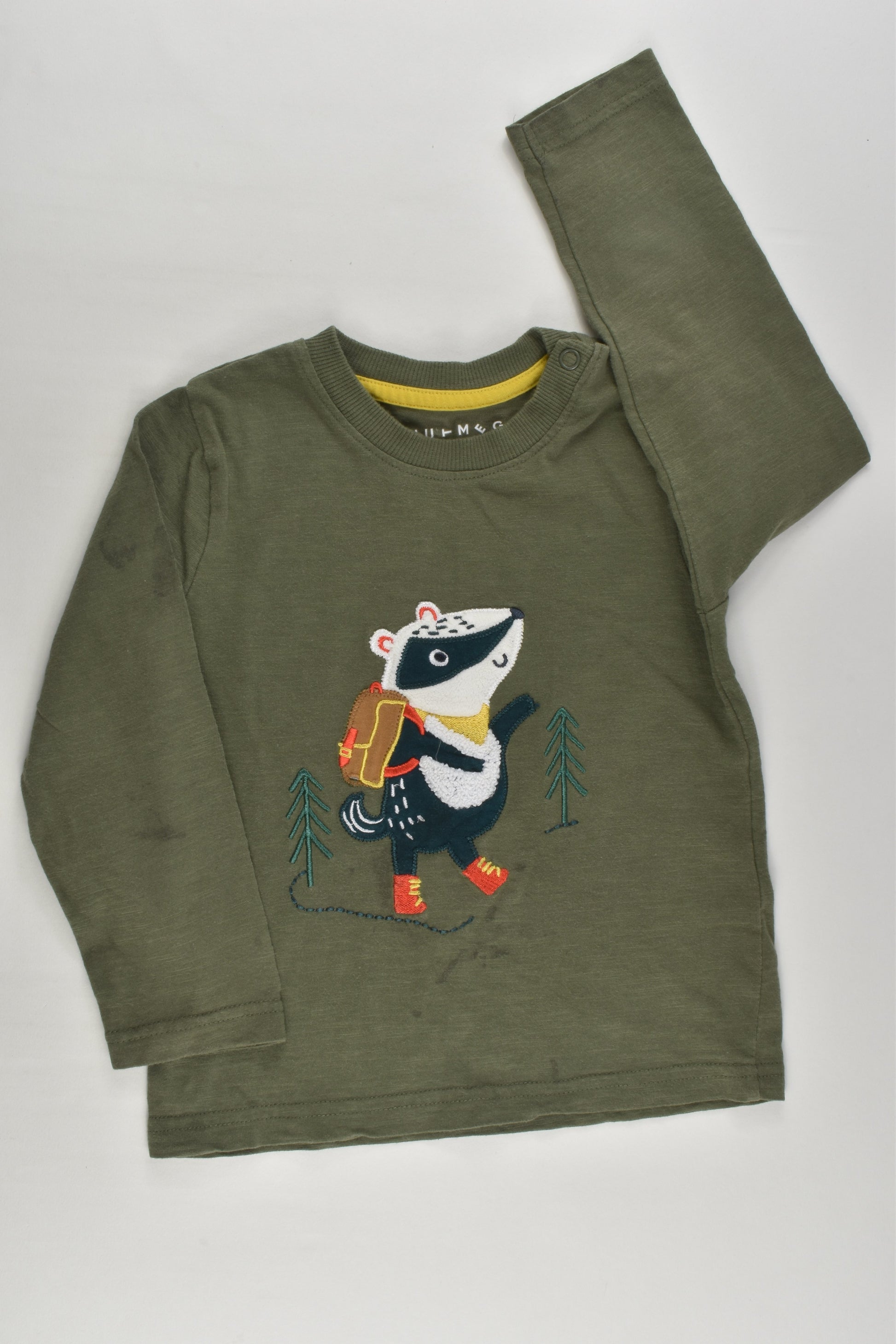 Nutmeg Size 2 (18-24 months, 92 cm) Badger Top
