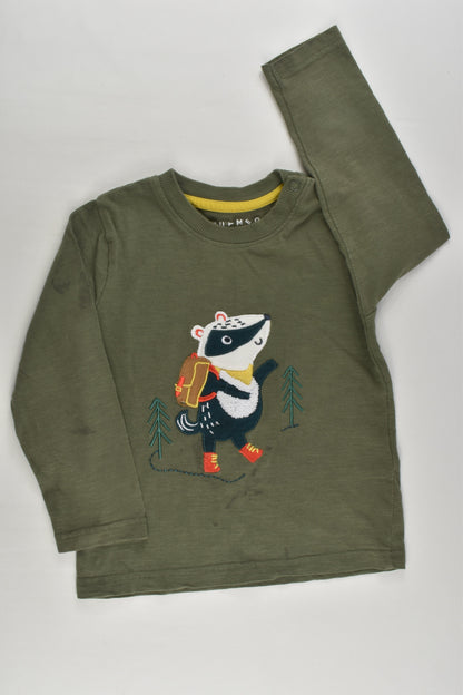 Nutmeg Size 2 (18-24 months, 92 cm) Badger Top