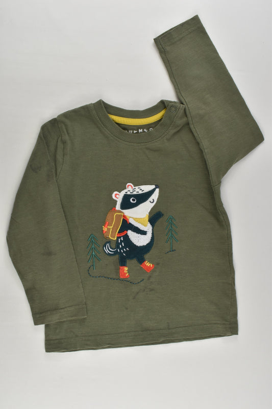 Nutmeg Size 2 (18-24 months, 92 cm) Badger Top
