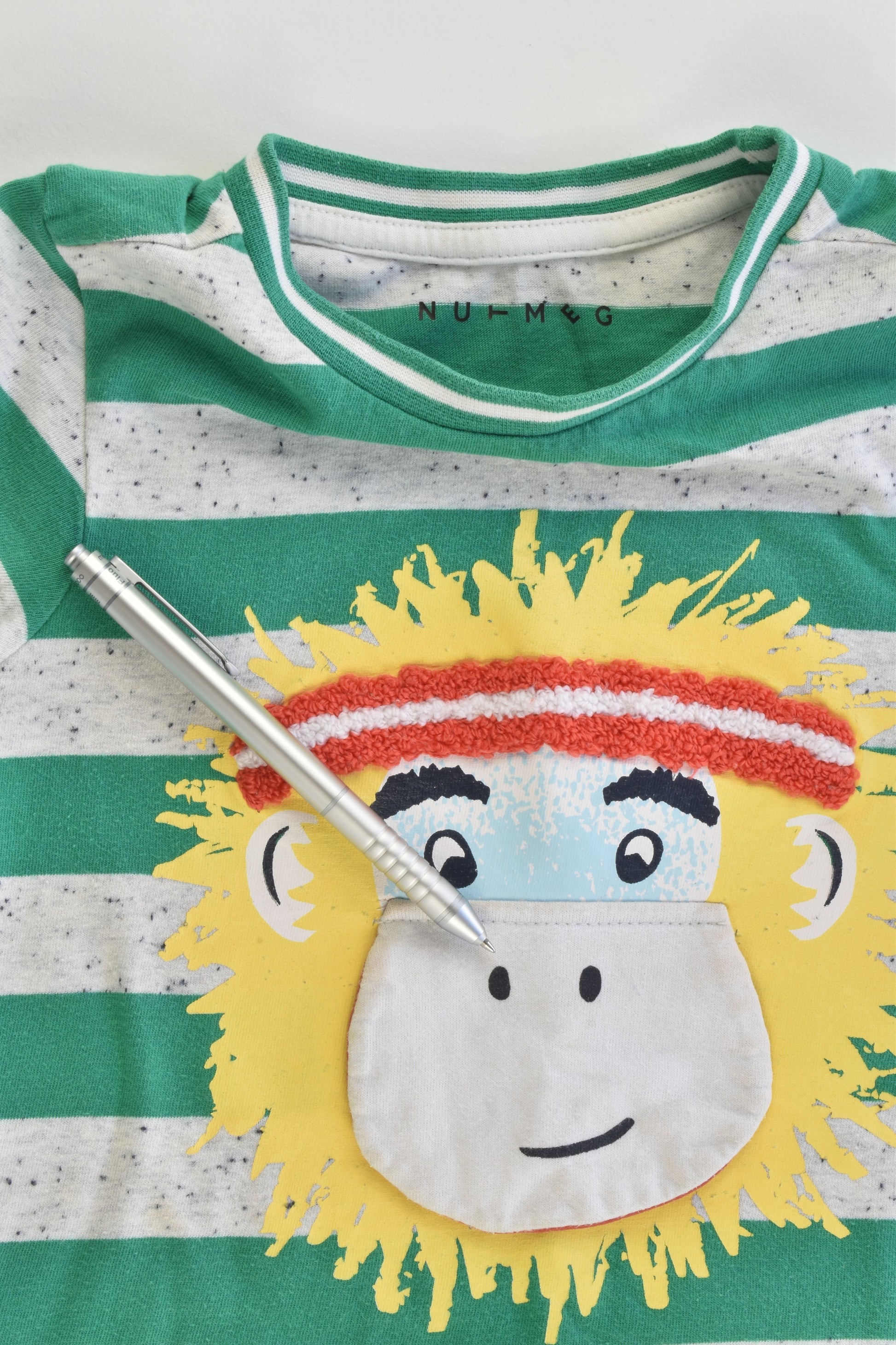 Nutmeg Size 2-3 Monkey 'Yippee' T-shirt