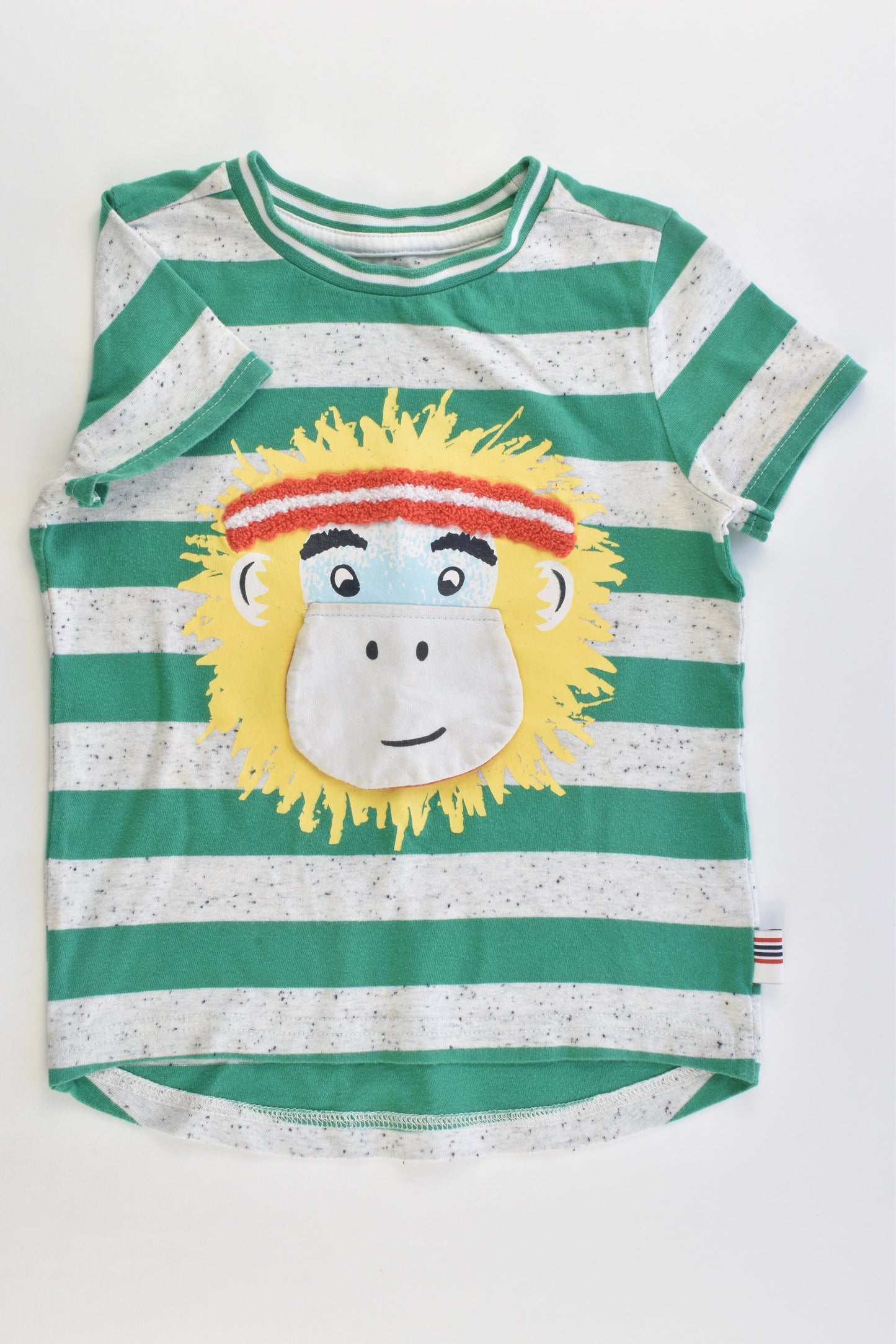 Nutmeg Size 2-3 Monkey 'Yippee' T-shirt