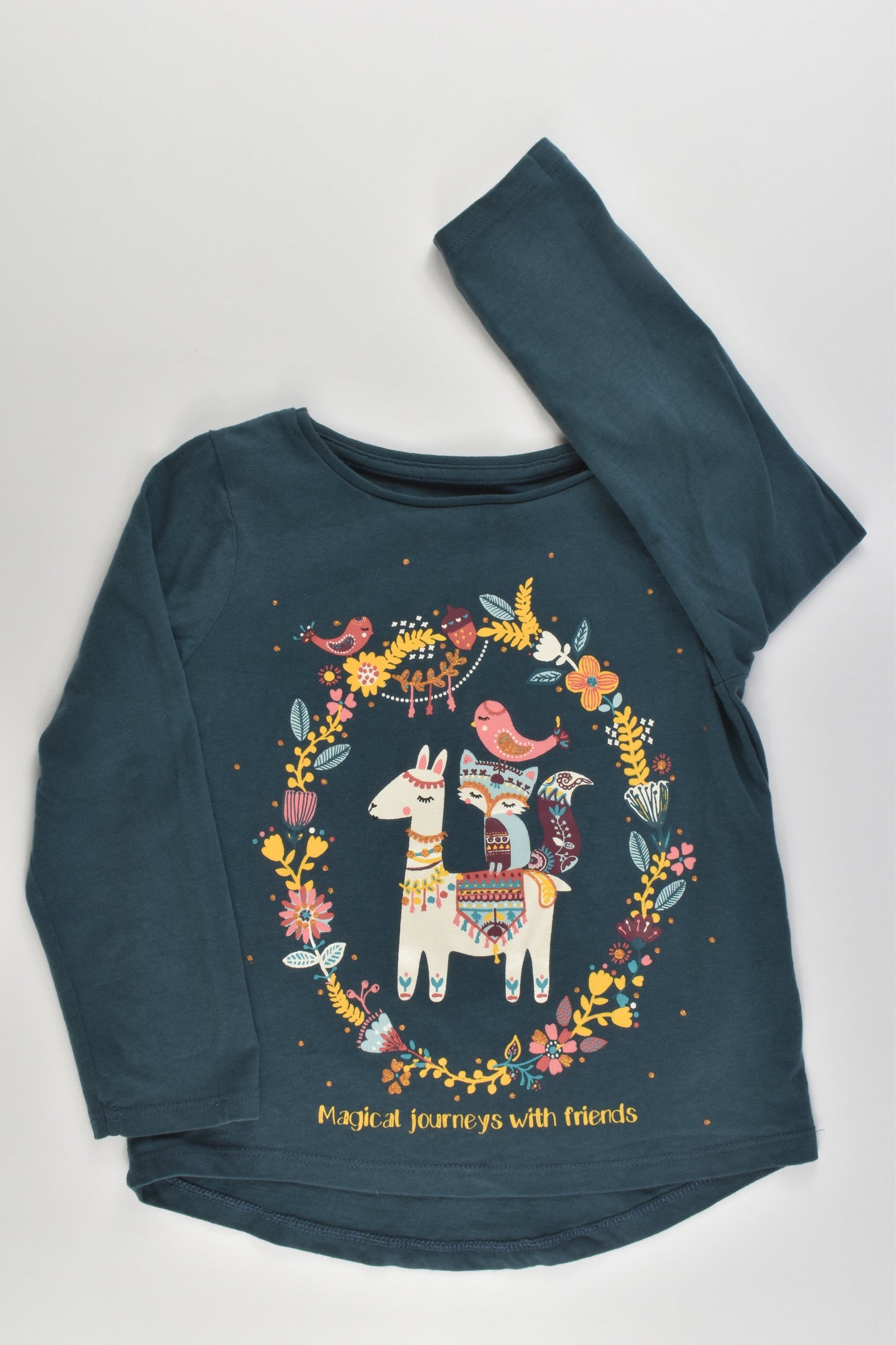 Nutmeg Size 4-5 Magical Journey With Friends Top