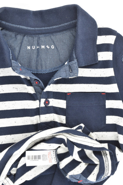 Nutmeg Size 6-7 Striped Polo Shirt