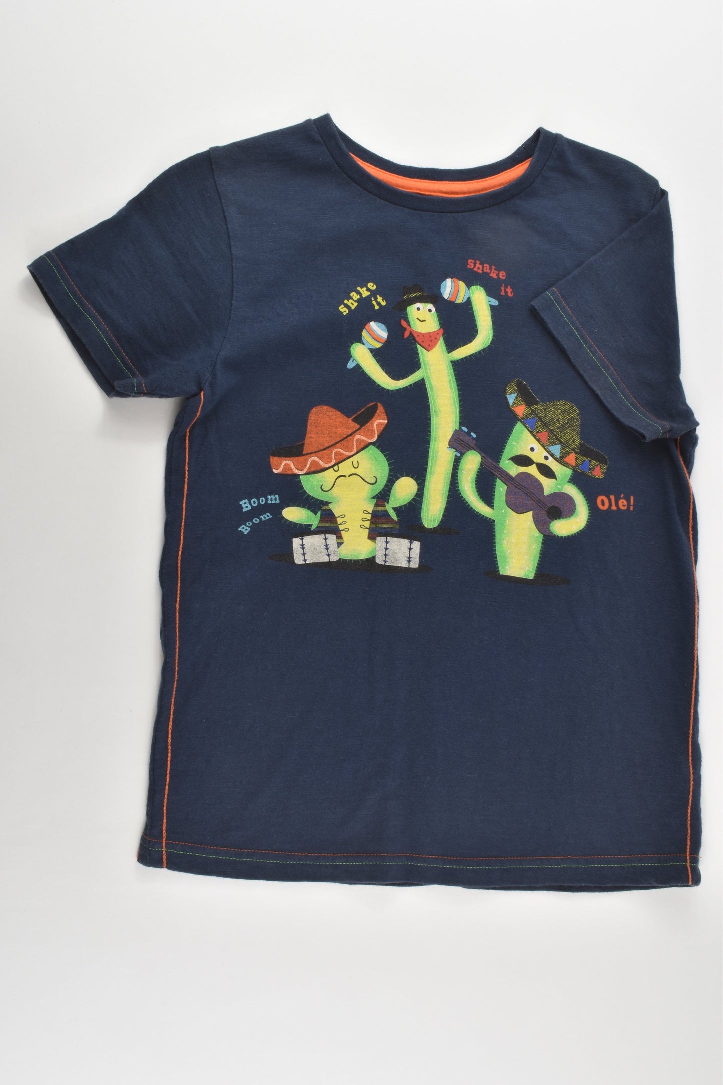 Nutmeg Size 7-8 Mexican Cactus T-shirt