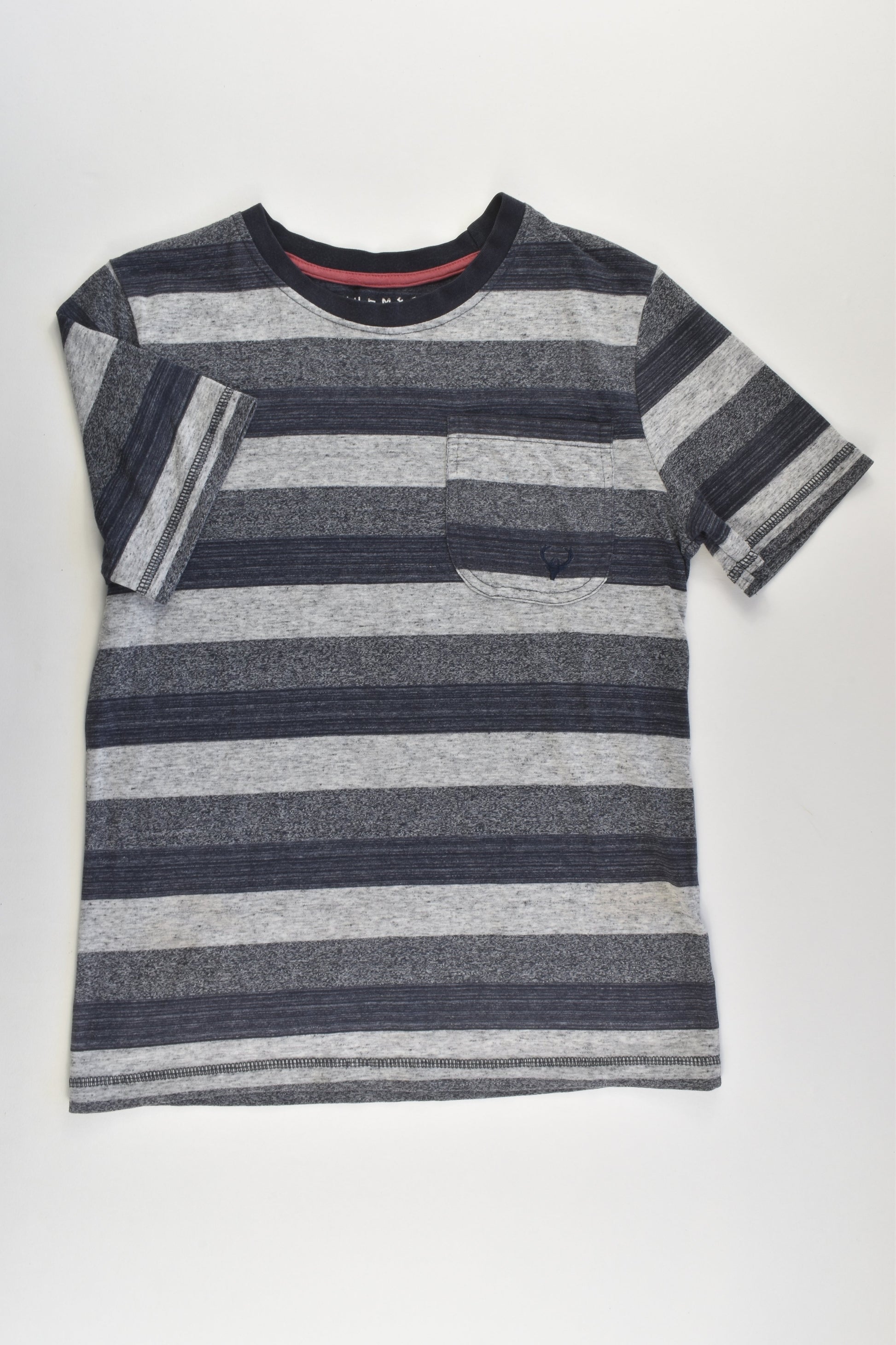 Nutmeg Size 9-10 Striped T-shirt with Pocket