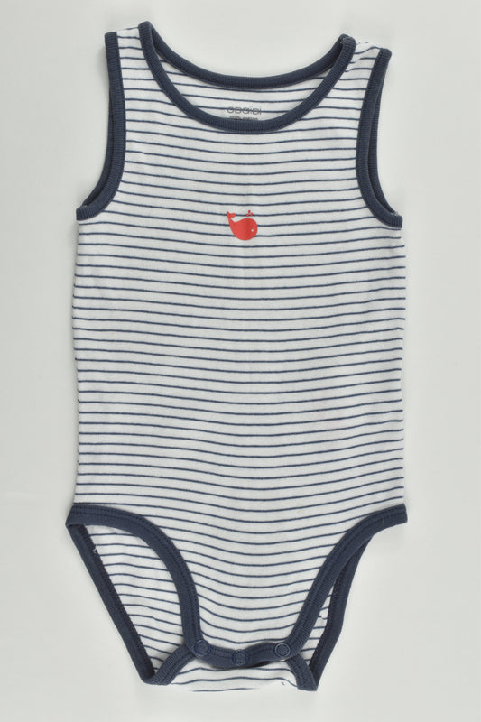 Obaïbi (France) Size 0 (12 months, 74 cm) Whale Bodysuit