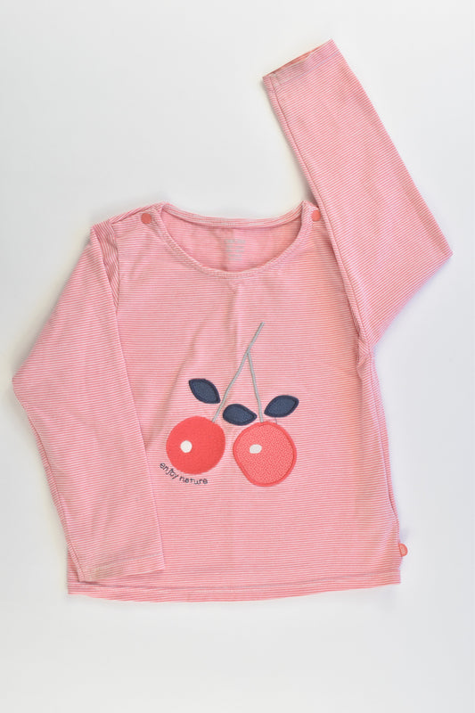 Obaïbi (France) Size 1-2 (23 months, 86 cm) "Enjoy Nature" Cherries Top