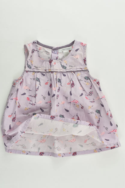 Obaïbi Size 0 (9 months, 71 cm) Fish Blouse