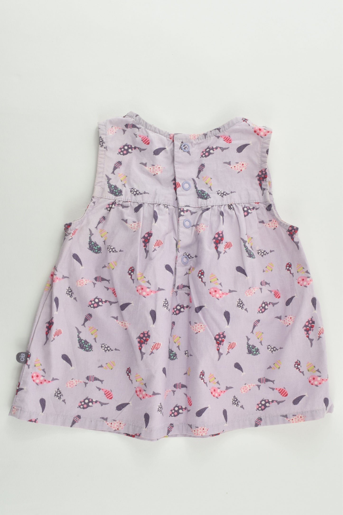 Obaïbi Size 0 (9 months, 71 cm) Fish Blouse