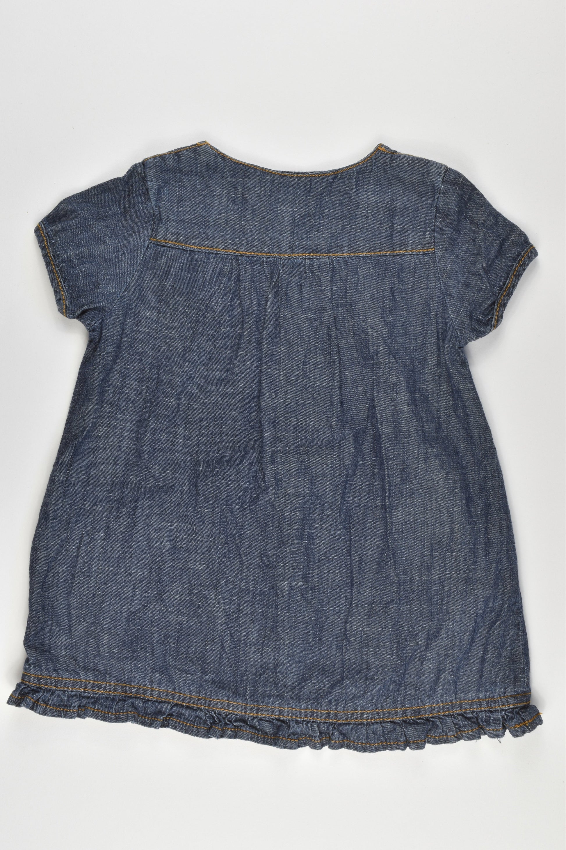 Obaïbi Size 0 (9 months) Soft Denim Dress