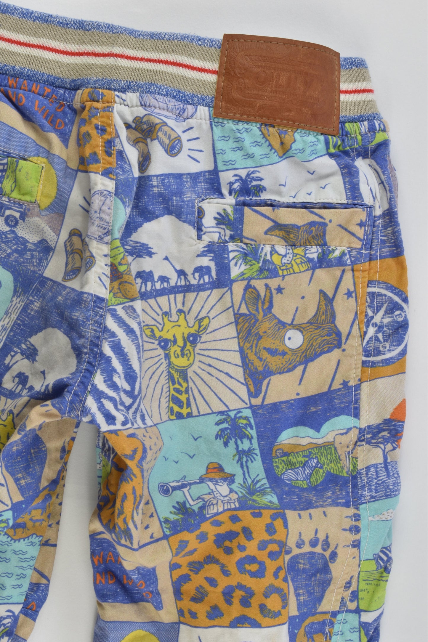 Oilily Size 4 (104 cm) Lightweight Safari Shorts