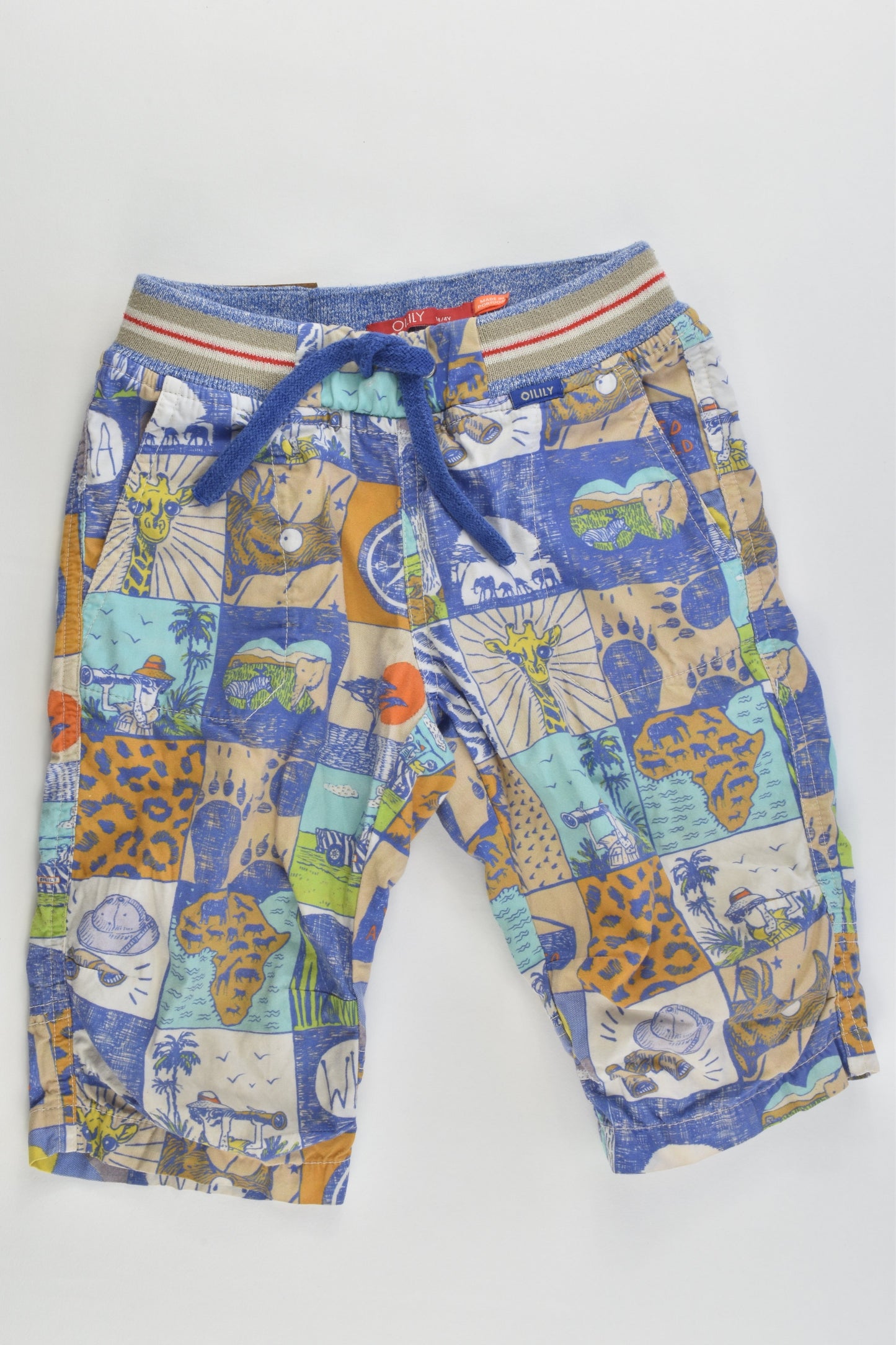 Oilily Size 4 (104 cm) Lightweight Safari Shorts