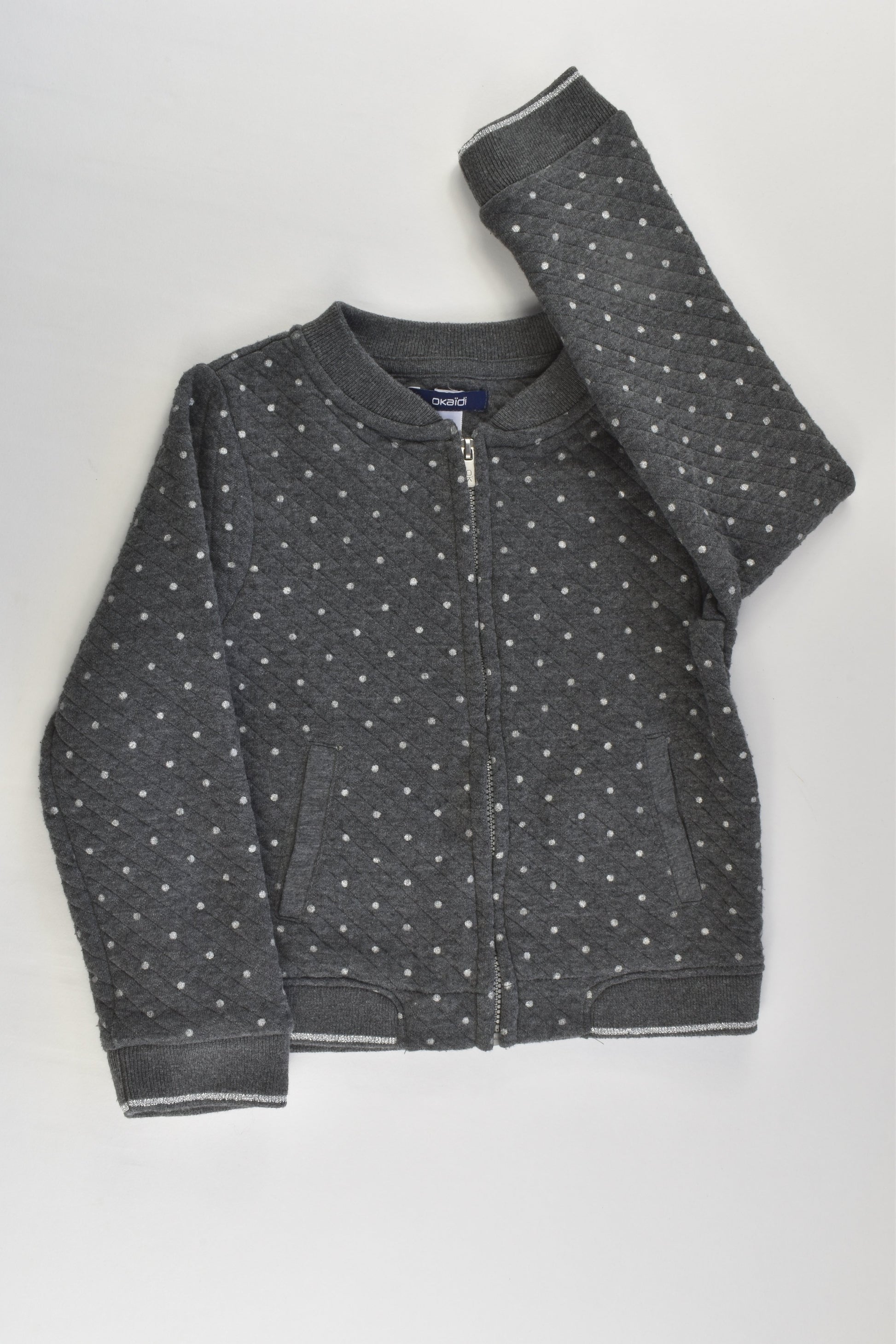 Okaïdi Size 3 (98 cm) Dots Zip Jumper