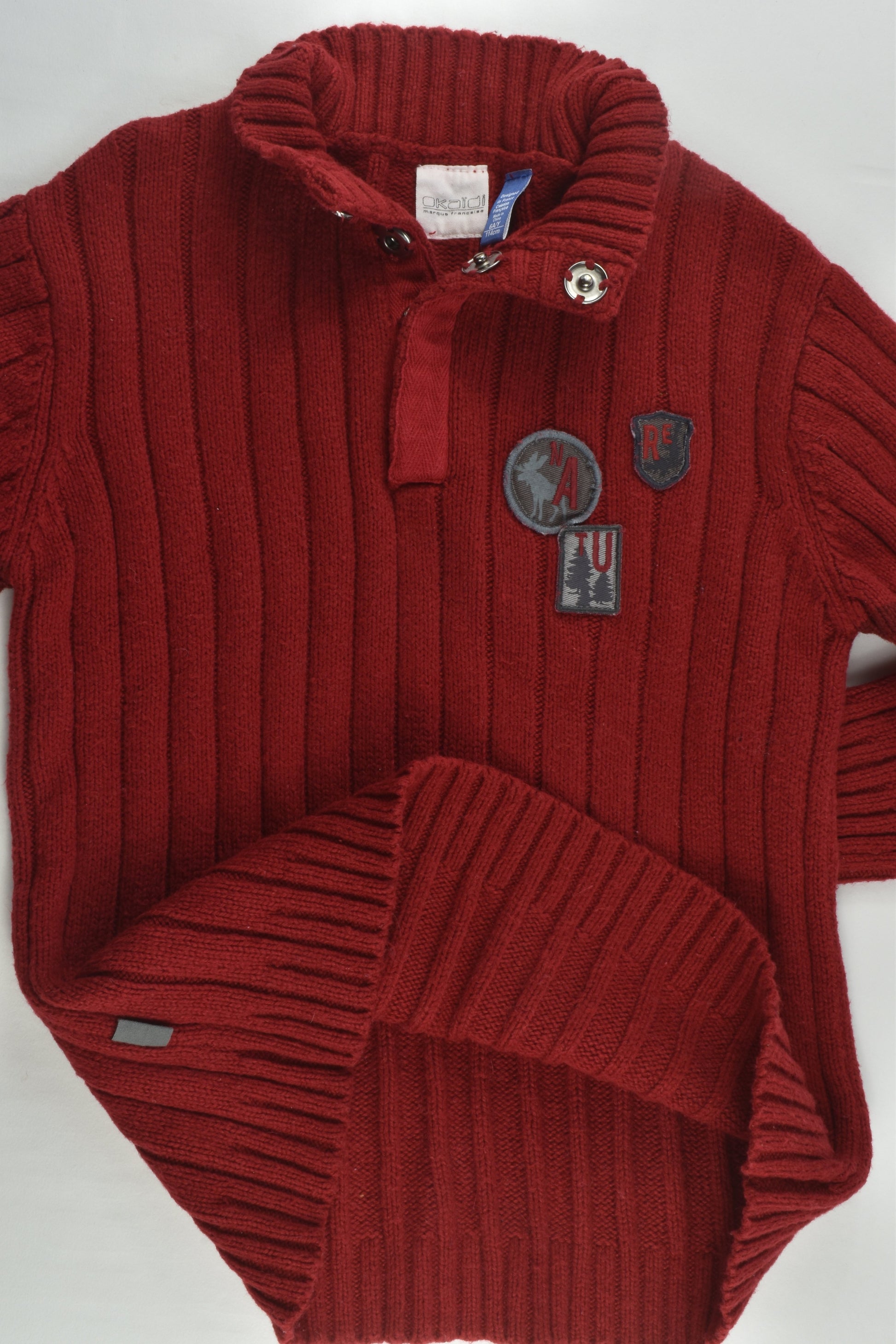 Okaïdi Size 5-6 (114 cm, 6 years) Warm Knitted Jumper