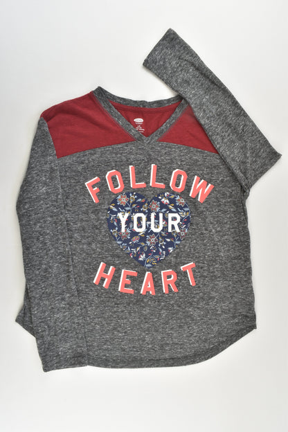 Old Navy Size 10-12 'Follow Your Heart' Jumper