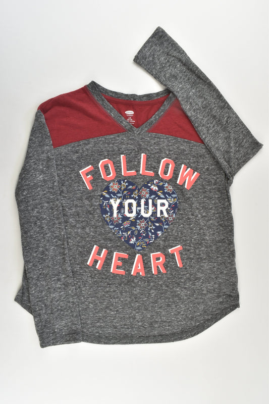 Old Navy Size 10-12 'Follow Your Heart' Jumper