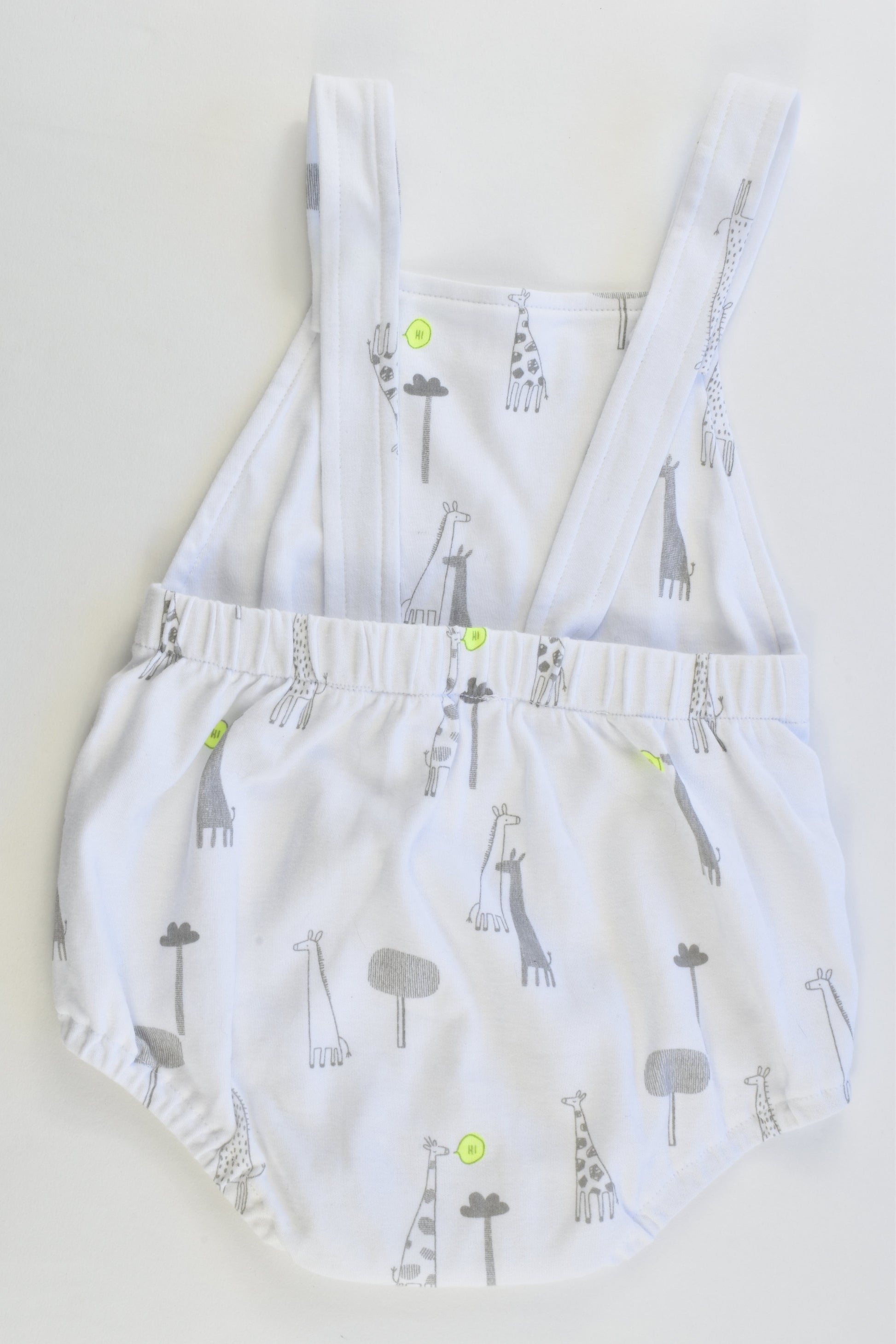Ollie's Place Size 0 (6-12 months, 76 cm) Giraffes Summer Romper