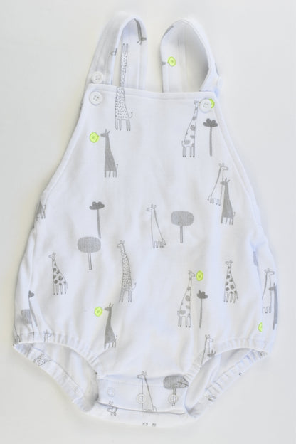 Ollie's Place Size 0 (6-12 months, 76 cm) Giraffes Summer Romper