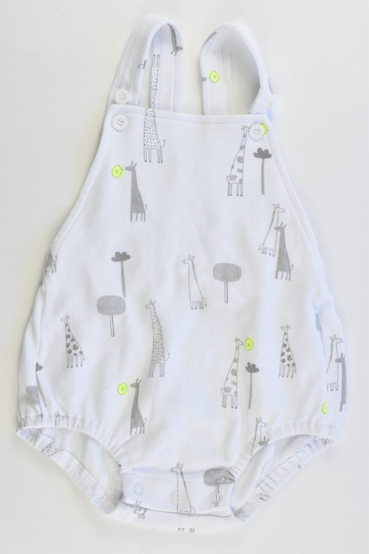 Ollie's Place Size 0 (6-12 months, 76 cm) Giraffes Summer Romper