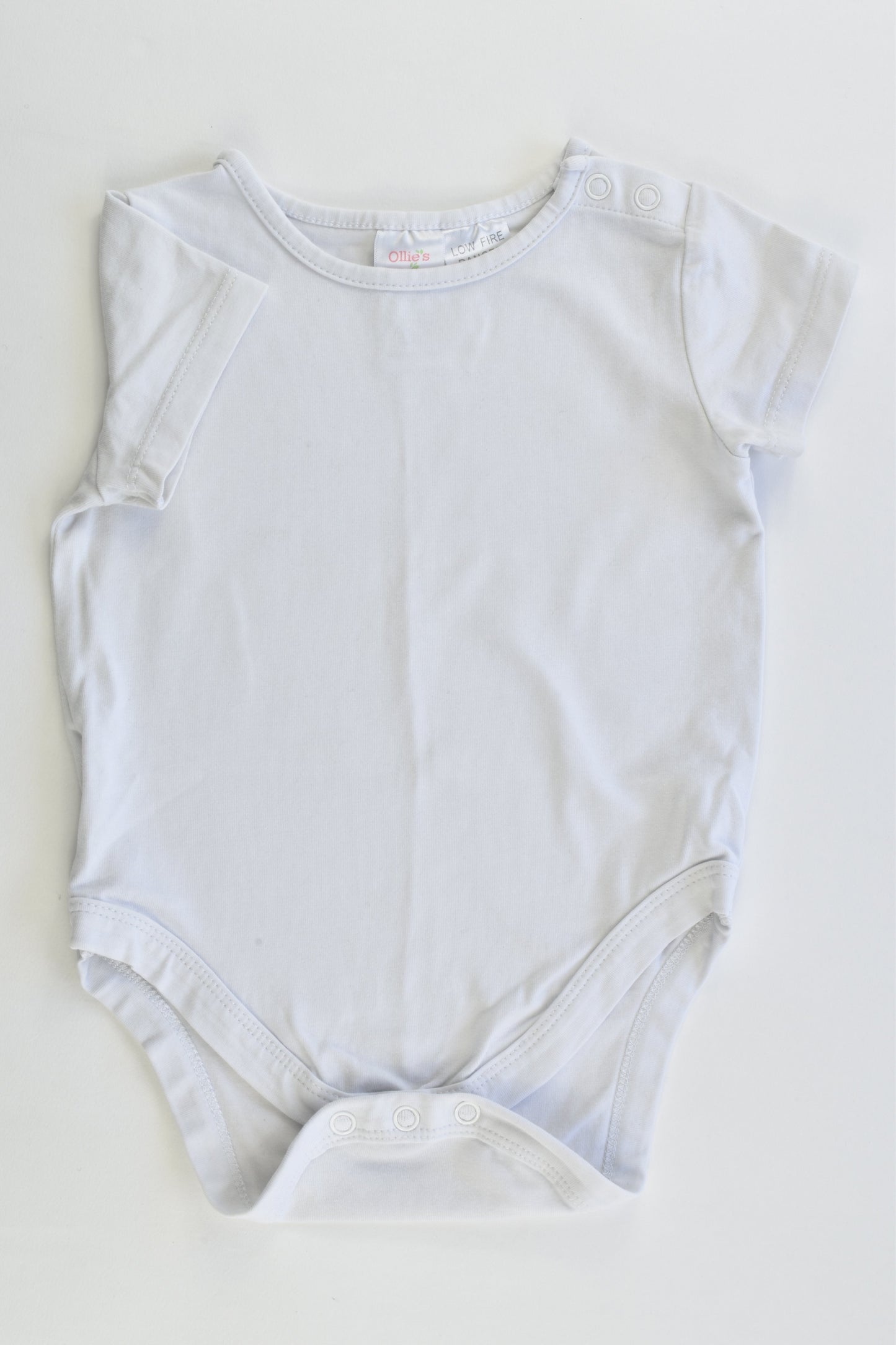 Ollie's Place Size 0 (6-12 months) White Bodysuit