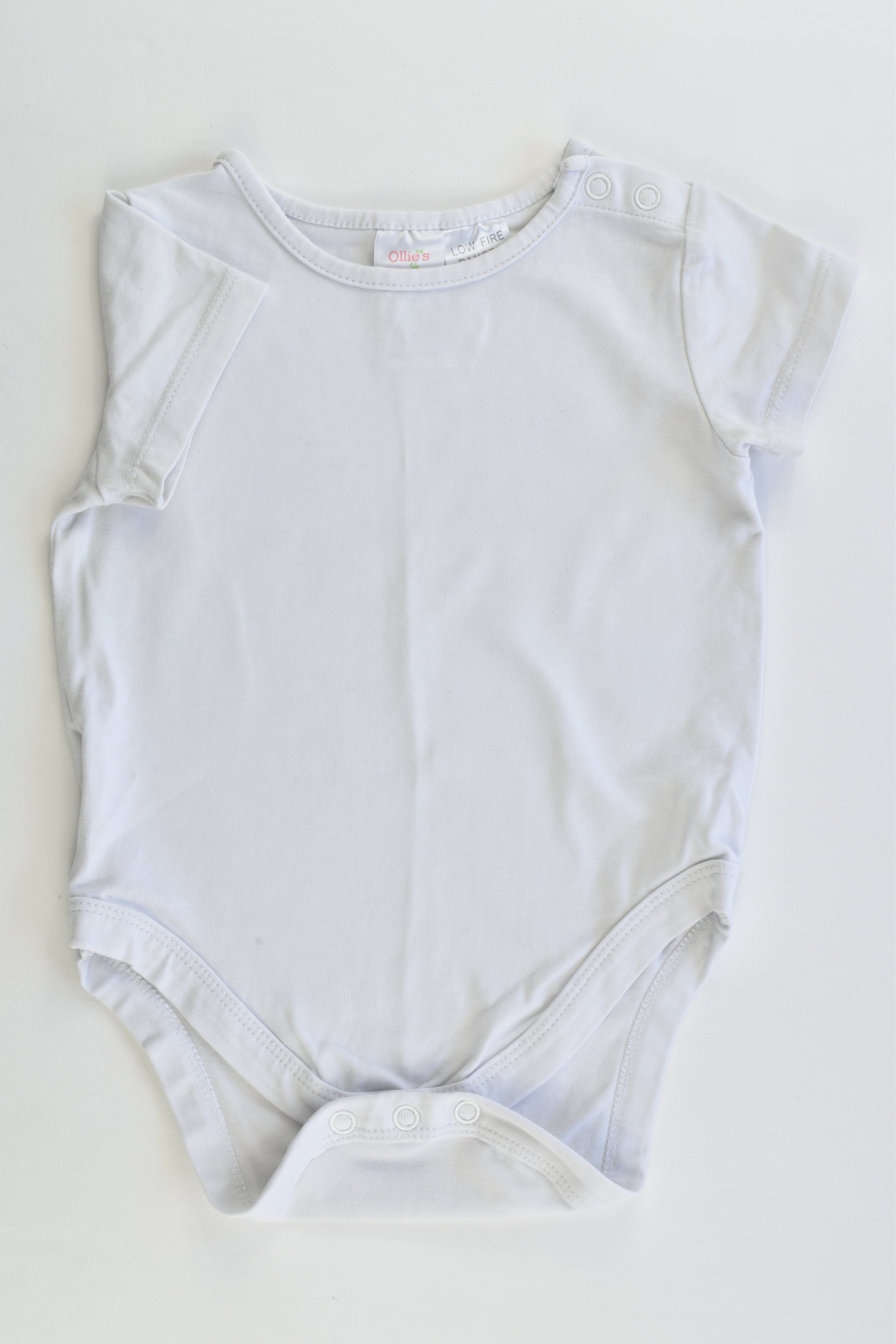 Ollie's Place Size 0 (6-12 months) White Bodysuit